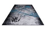 Jersey Area Rugs, Carpets For Livingroom, 7x10 Area Rugs ,2032 Black-Blue