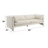 Jaeda Beige Boucle Sofa