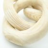 Natural Wood 3-Link Decorative Round Chain Decor for Bookshelf, Coffee Table