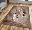 Jersey Area Rugs, Carpets For Livingroom, 7x10 Area Rugs ,1651 Brown-Beige