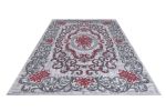 Jersey Area Rugs, Carpets For Livingroom, 7x10 Area Rugs ,3564 Grey-Red