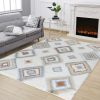 Loft Shag GC_CZY1006 Ivory 7 ft. 10 in. x 9 ft. 10 in. Shaggy Area Rug