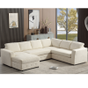 [NEW ARRIVED] [VIDEO PROVIDED]110.75" Sectional Sofa,Oversized modular sofa,Chaise Storage, Modern U Shaped Couch , Upholstered Sofas,Chenille,Crystal