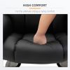 Massage Recliner Chair with Ottoman Footrest, 10 Vibration Points And  360° Swivel