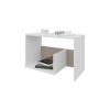 White Coffee Table with Open Storage