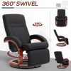 HOMCOM Manual Recliner Chair with Footrest