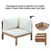 GO Japanese-Style 4-Piece Outdoor Acacia Wood Sofa Set