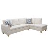 White Faux Leather Living Room Sofa Set B