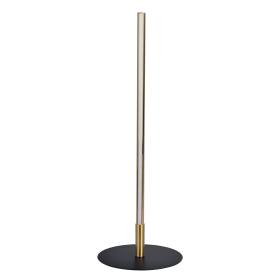 Dimond Black LED Table Lamp with On/Off Switch Round Metal Base