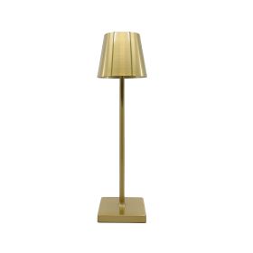 Beam Column Rechargeable Table Lamp (Color: Gold)