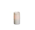 LED Wax Dripping Pillar Candle (Set of 4) 3"Dx6"H Wax/Plastic - 2 C Batteries Not Incld.