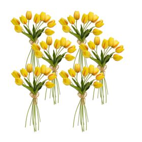 Tulip Bundle (Set of 6) 15"H (Option: PlasticYellow)