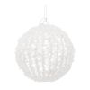 Ball Ornament (Set of 6) 4"D Glass