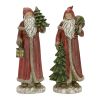 Santa (Set of 2) 12.5"H Resin