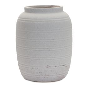 Vase 9.5"H Terra Cotta (Option: ClayWhite)