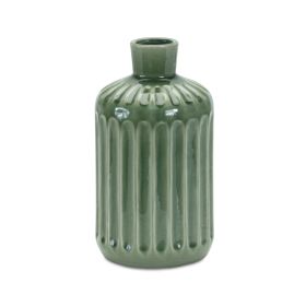 Vase 9"H Terra Cotta (Option: ClayGreen)