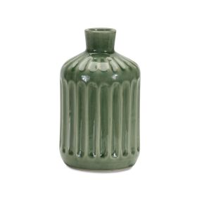 Vase 7"H Terra Cotta (Option: ClayGreen)