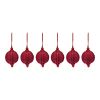 Onion Ornament (Set of 6) 3.25"D x 5.5"H Jute