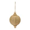 Onion Ornament (Set of 4) 4"D x 6"H Jute