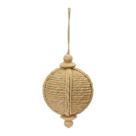 Onion Ornament (Set of 4) 4"D x 6"H Jute (Option: HempBrown)