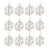 Snowflake Ornament (Set of 12) 4"H MDF