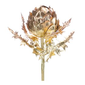 Artichoke Stem (Set of 2) 18.5"H Polyester (Option: PolyesterCopper)