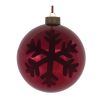 Ball Ornament (Set of 6) 4"D, 5"D Glass