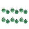 Ball Ornament (Set of 12) 4"D Glass