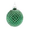 Ball Ornament (Set of 12) 4"D Glass