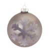 Ball Ornament (Set of 6) 4"D, 5"D Glass