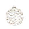 Ball Ornament (Set of 6) 4"D Glass