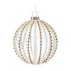 Ball Ornament (Set of 6) 4"D Glass