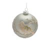 Ornament (Set of 6) 4.75"H, 4.75"H, 6"H Glass