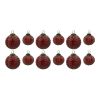 Ball Ornament (Set of 12) 3"D, 4"D Glass