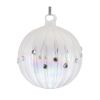 Ornament (Set of 6) 3.75"H, 5.5"H Glass