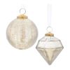 Ornament (Set of 6) 4.25"H Glass