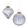 Ornament (Set of 6) 4.25"H Glass