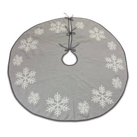 Tree Skirt 48"D Cotton (Option: CottonGrey)