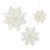 Snowflake Ornament (Set of 6) 7.75"H, 11.75"H, 15.75"H Paper