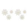 Snowflake Ornament (Set of 6) 7.75"H, 11.75"H, 15.75"H Paper