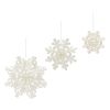 Snowflake Ornament (Set of 6) 7.75"H, 11.75"H, 15.75"H Paper