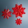 Snowflake Ornament (Set of 6) 7.75"H, 11.75"H, 15.75"H Paper