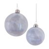 Ball Ornament (Set of 6) 3"D, 4"D Glass