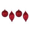 Ornament (Set of 4) 5"H, 8"H Glass