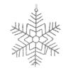 Snowflake Ornament (Set of 12) 9.75"H, 12.5"H, 16.25"H Wire