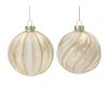 Ornament (Set of 12) 3"D Glass