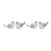 Bird (Set of 4) 4"H Resin