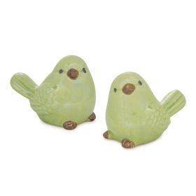 Bird (Set of 6) 3"H Ceramic (Option: CeramicGreen)