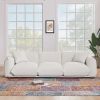 Kely Mid-Century Modern 100'' Boucle Upholstered Sofa