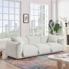 Kely Mid-Century Modern 100'' Boucle Upholstered Sofa